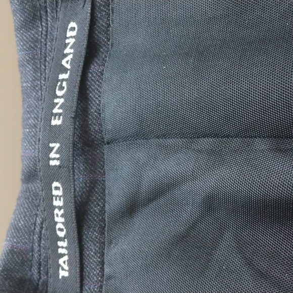 Alexandre London Charcoal Gray Pinstripe Wool Suit 44R (Tailored in England) - Picture 9 of 15